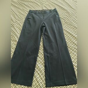 Free gift with bundle. No longer available. Wide-Leg Navy Blue Trousers